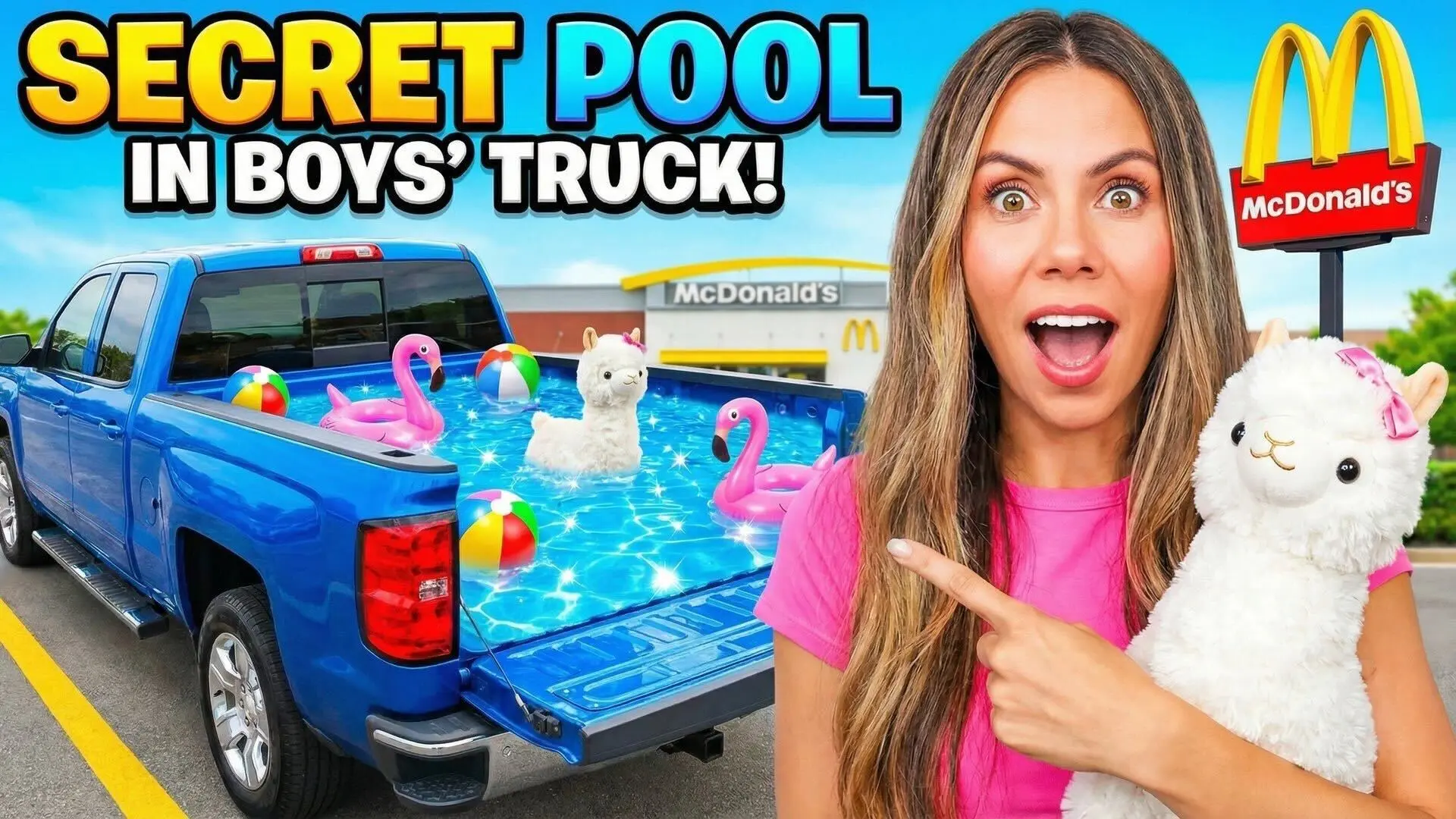 I Secretly Turned the Boys' Truck Into a Swimming Pool Thumbnail